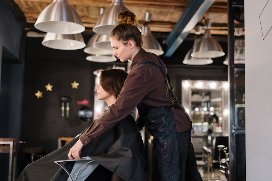 Elegant beauty transformation at our luxury salon